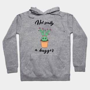 Not really a hugger - a cute kawaii cactus Hoodie